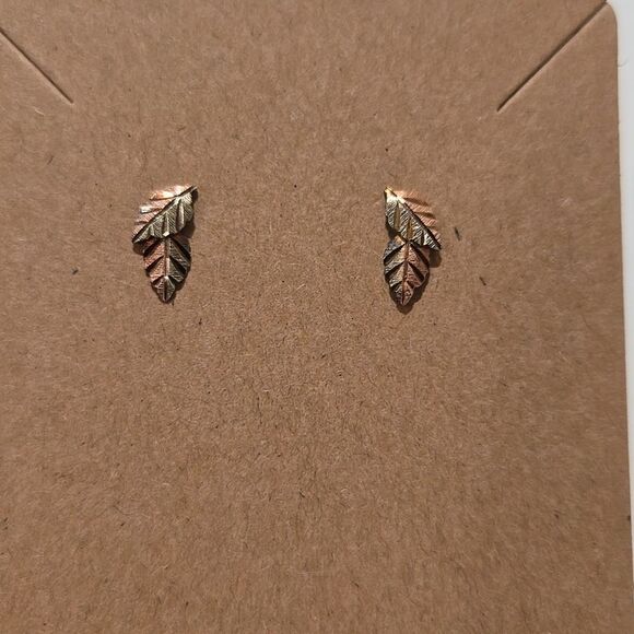 10k Solid Gold Earrings - Picture 2 of 5